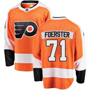 Tyson Foerster Youth Fanatics Branded Philadelphia Flyers Breakaway Orange Home Jersey