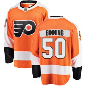 Adam Ginning Youth Fanatics Branded Philadelphia Flyers Breakaway Orange Home Jersey