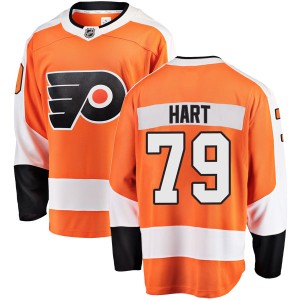 Carter Hart Youth Fanatics Branded Philadelphia Flyers Breakaway Orange Home Jersey