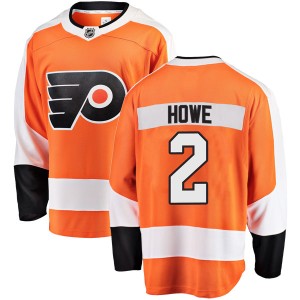 Mark Howe Youth Fanatics Branded Philadelphia Flyers Breakaway Orange Home Jersey