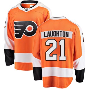 Scott Laughton Youth Fanatics Branded Philadelphia Flyers Breakaway Orange Home Jersey