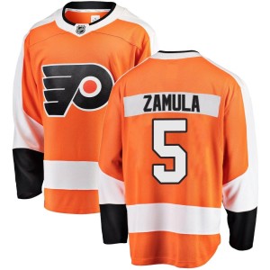 Egor Zamula Youth Fanatics Branded Philadelphia Flyers Breakaway Orange Home Jersey