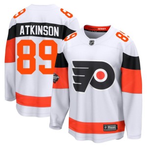Cam Atkinson Men's Fanatics Branded Philadelphia Flyers Breakaway White 2024 Stadium Series Jersey