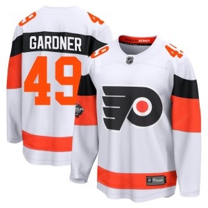 Rhett Gardner Men's Fanatics Branded Philadelphia Flyers Breakaway White 2024 Stadium Series Jersey