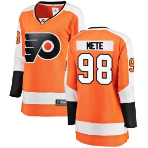 Victor Mete Women's Fanatics Branded Philadelphia Flyers Breakaway Orange Home Jersey