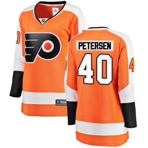 Cal Petersen Women's Fanatics Branded Philadelphia Flyers Breakaway Orange Home Jersey