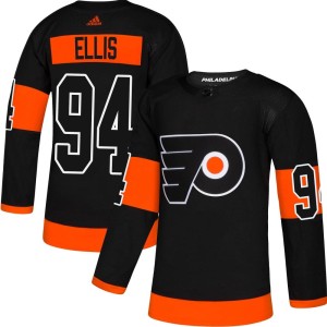 Ryan Ellis Youth Adidas Philadelphia Flyers Authentic Black Alternate Jersey