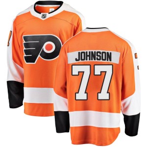 Erik Johnson Men's Fanatics Branded Philadelphia Flyers Breakaway Orange Home Jersey