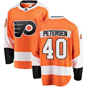 Cal Petersen Men's Fanatics Branded Philadelphia Flyers Breakaway Orange Home Jersey