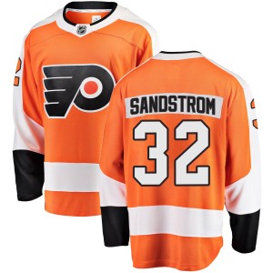 Felix Sandstrom Men's Fanatics Branded Philadelphia Flyers Breakaway Orange Home Jersey