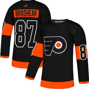 Donald Brashear Men's Adidas Philadelphia Flyers Authentic Black Alternate Jersey