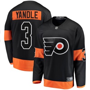 Keith Yandle Men's Fanatics Branded Philadelphia Flyers Breakaway Black Alternate Jersey