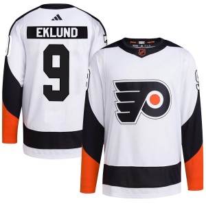 Pelle Eklund Men's Adidas Philadelphia Flyers Authentic White Reverse Retro 2.0 Jersey