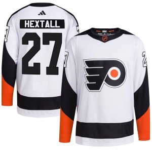 Ron Hextall Men's Adidas Philadelphia Flyers Authentic White Reverse Retro 2.0 Jersey