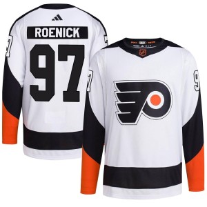 Jeremy Roenick Men's Adidas Philadelphia Flyers Authentic White Reverse Retro 2.0 Jersey