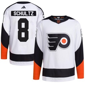 Dave Schultz Men's Adidas Philadelphia Flyers Authentic White Reverse Retro 2.0 Jersey