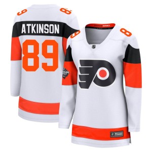 Cam Atkinson Women's Fanatics Branded Philadelphia Flyers Breakaway White 2024 Stadium Series Jersey