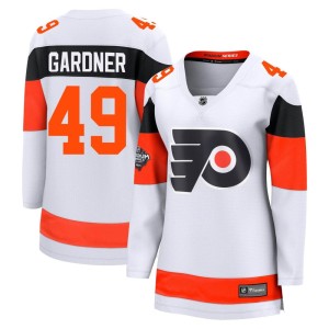 Rhett Gardner Women's Fanatics Branded Philadelphia Flyers Breakaway White 2024 Stadium Series Jersey