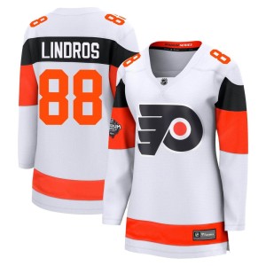 Eric Lindros Women's Fanatics Branded Philadelphia Flyers Breakaway White 2024 Stadium Series Jersey