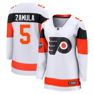 Egor Zamula Women's Fanatics Branded Philadelphia Flyers Breakaway White 2024 Stadium Series Jersey