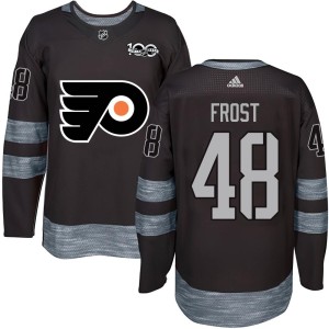 Morgan Frost Youth Philadelphia Flyers Authentic Black 1917-2017 100th Anniversary Jersey
