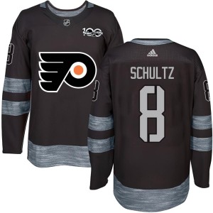 Dave Schultz Youth Philadelphia Flyers Authentic Black 1917-2017 100th Anniversary Jersey