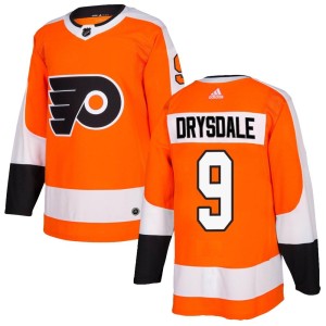 Jamie Drysdale Men's Adidas Philadelphia Flyers Authentic Orange Home Jersey