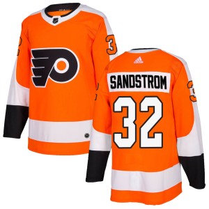 Felix Sandstrom Men's Adidas Philadelphia Flyers Authentic Orange Home Jersey