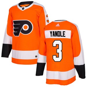 Keith Yandle Men's Adidas Philadelphia Flyers Authentic Orange Home Jersey