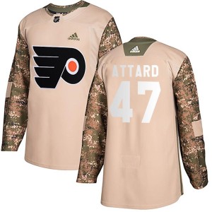 Ronnie Attard Youth Adidas Philadelphia Flyers Authentic Camo Veterans Day Practice Jersey