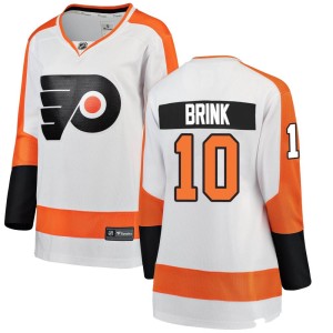 Bobby Brink Women's Fanatics Branded Philadelphia Flyers Breakaway White Away Jersey
