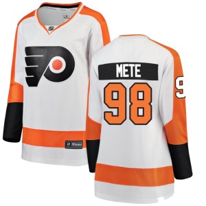 Victor Mete Women's Fanatics Branded Philadelphia Flyers Breakaway White Away Jersey