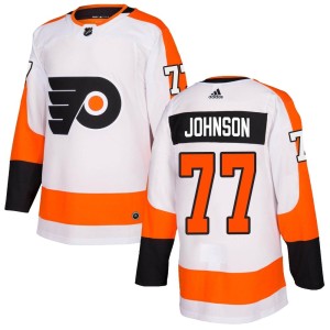 Erik Johnson Men's Adidas Philadelphia Flyers Authentic White Jersey