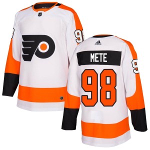 Victor Mete Men's Adidas Philadelphia Flyers Authentic White Jersey