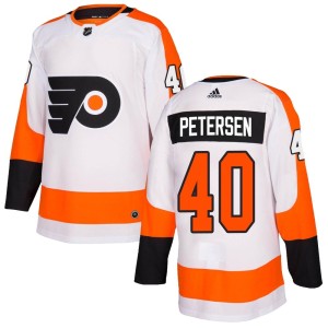 Cal Petersen Men's Adidas Philadelphia Flyers Authentic White Jersey