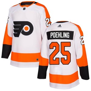 Ryan Poehling Men's Adidas Philadelphia Flyers Authentic White Jersey