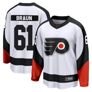 Justin Braun Men's Fanatics Branded Philadelphia Flyers Breakaway White Special Edition 2.0 Jersey