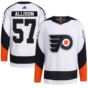 Wade Allison Youth Adidas Philadelphia Flyers Authentic White Reverse Retro 2.0 Jersey