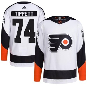 Owen Tippett Youth Adidas Philadelphia Flyers Authentic White Reverse Retro 2.0 Jersey