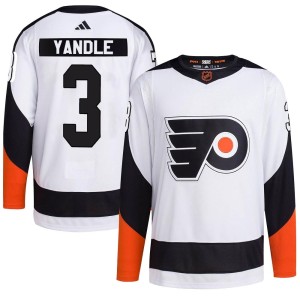 Keith Yandle Youth Adidas Philadelphia Flyers Authentic White Reverse Retro 2.0 Jersey