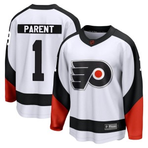 Bernie Parent Youth Fanatics Branded Philadelphia Flyers Breakaway White Special Edition 2.0 Jersey