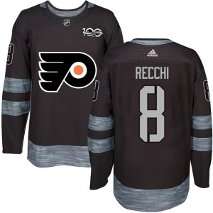 Mark Recchi Men's Philadelphia Flyers Authentic Black 1917-2017 100th Anniversary Jersey