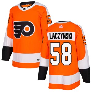 Tanner Laczynski Youth Adidas Philadelphia Flyers Authentic Orange Home Jersey