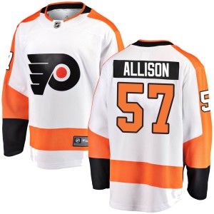 Wade Allison Youth Fanatics Branded Philadelphia Flyers Breakaway White Away Jersey