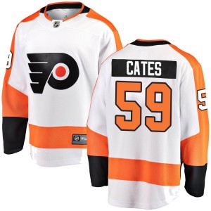 Jackson Cates Youth Fanatics Branded Philadelphia Flyers Breakaway White Away Jersey