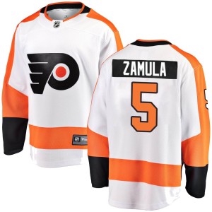 Egor Zamula Youth Fanatics Branded Philadelphia Flyers Breakaway White Away Jersey
