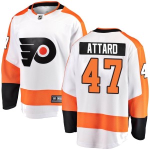 Ronnie Attard Men's Fanatics Branded Philadelphia Flyers Breakaway White Away Jersey