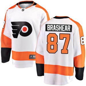 Donald Brashear Men's Fanatics Branded Philadelphia Flyers Breakaway White Away Jersey