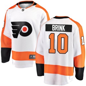 Bobby Brink Men's Fanatics Branded Philadelphia Flyers Breakaway White Away Jersey