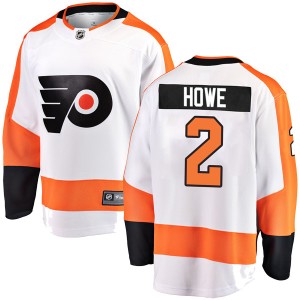 Mark Howe Men's Fanatics Branded Philadelphia Flyers Breakaway White Away Jersey